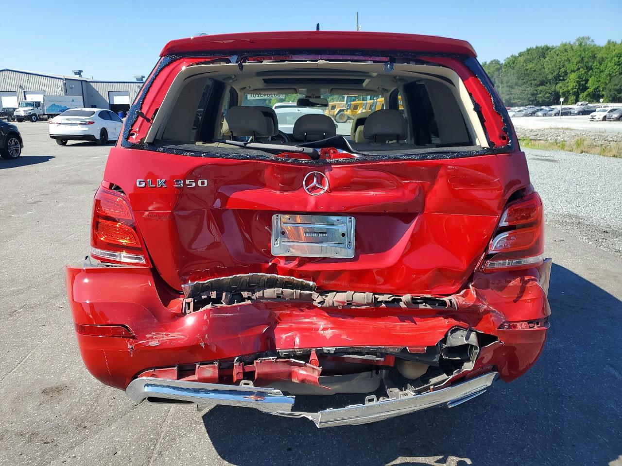 2014 Mercedes-benz Glk 350 Red vin: WDCGG5HB4EG326891