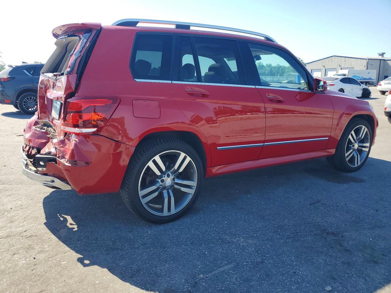2014 Mercedes-benz Glk 350 Red vin: WDCGG5HB4EG326891