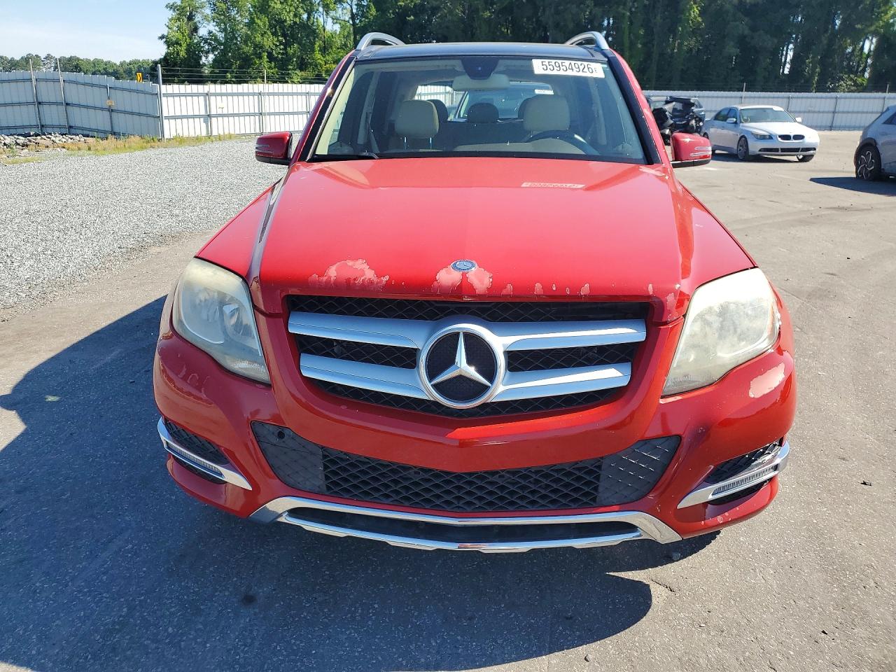 2014 Mercedes-benz Glk 350 Red vin: WDCGG5HB4EG326891