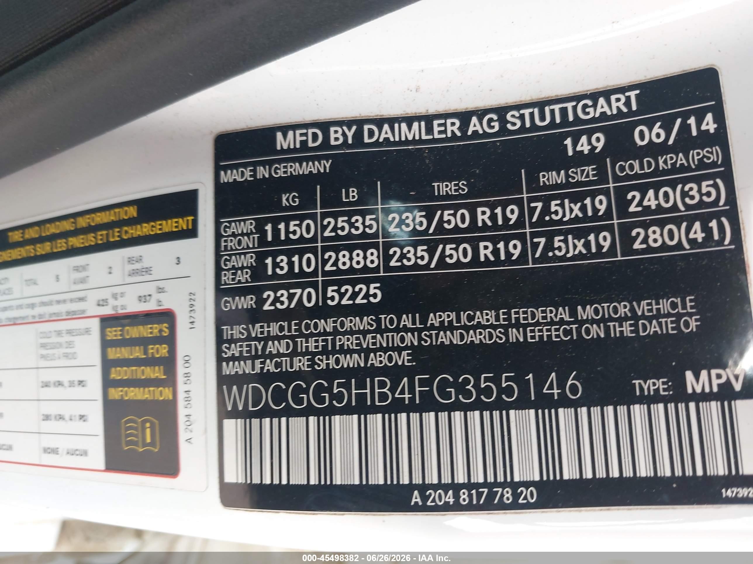 2015 Mercedes-benz Glk 350   Белый vin: WDCGG5HB4FG355146