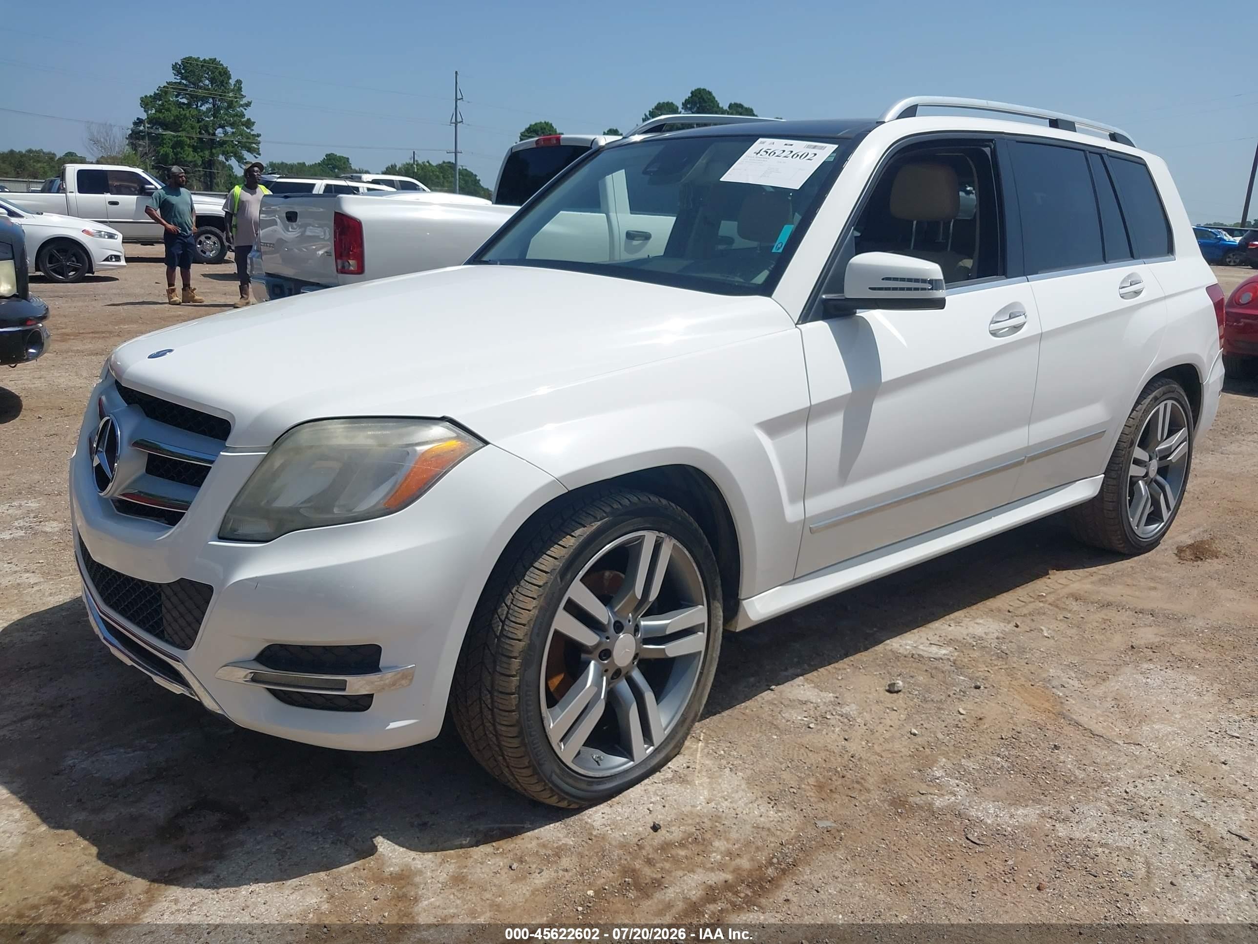 2015 Mercedes-benz Glk 350 Белый vin: WDCGG5HB4FG426670