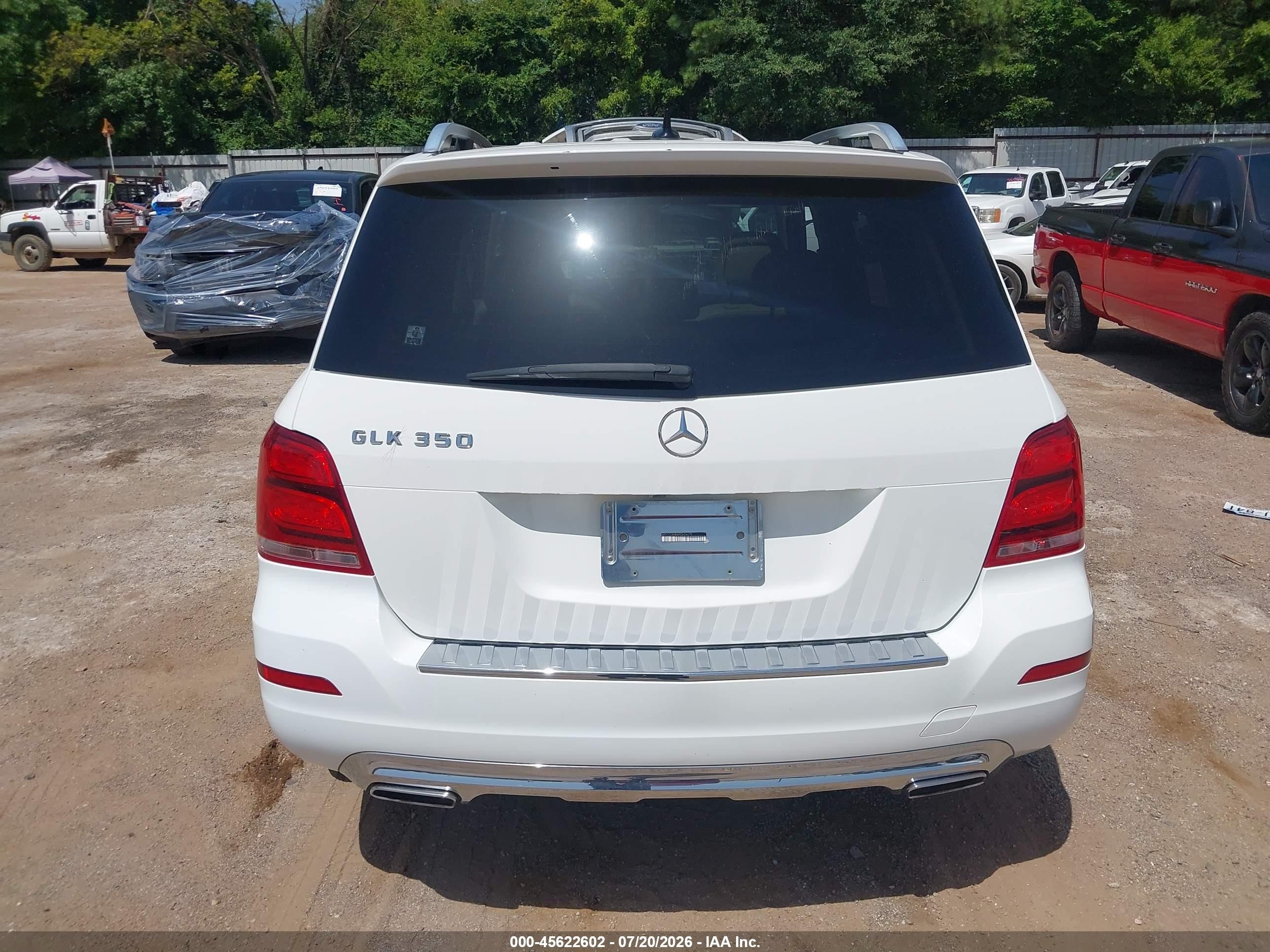 2015 Mercedes-benz Glk 350 Белый vin: WDCGG5HB4FG426670