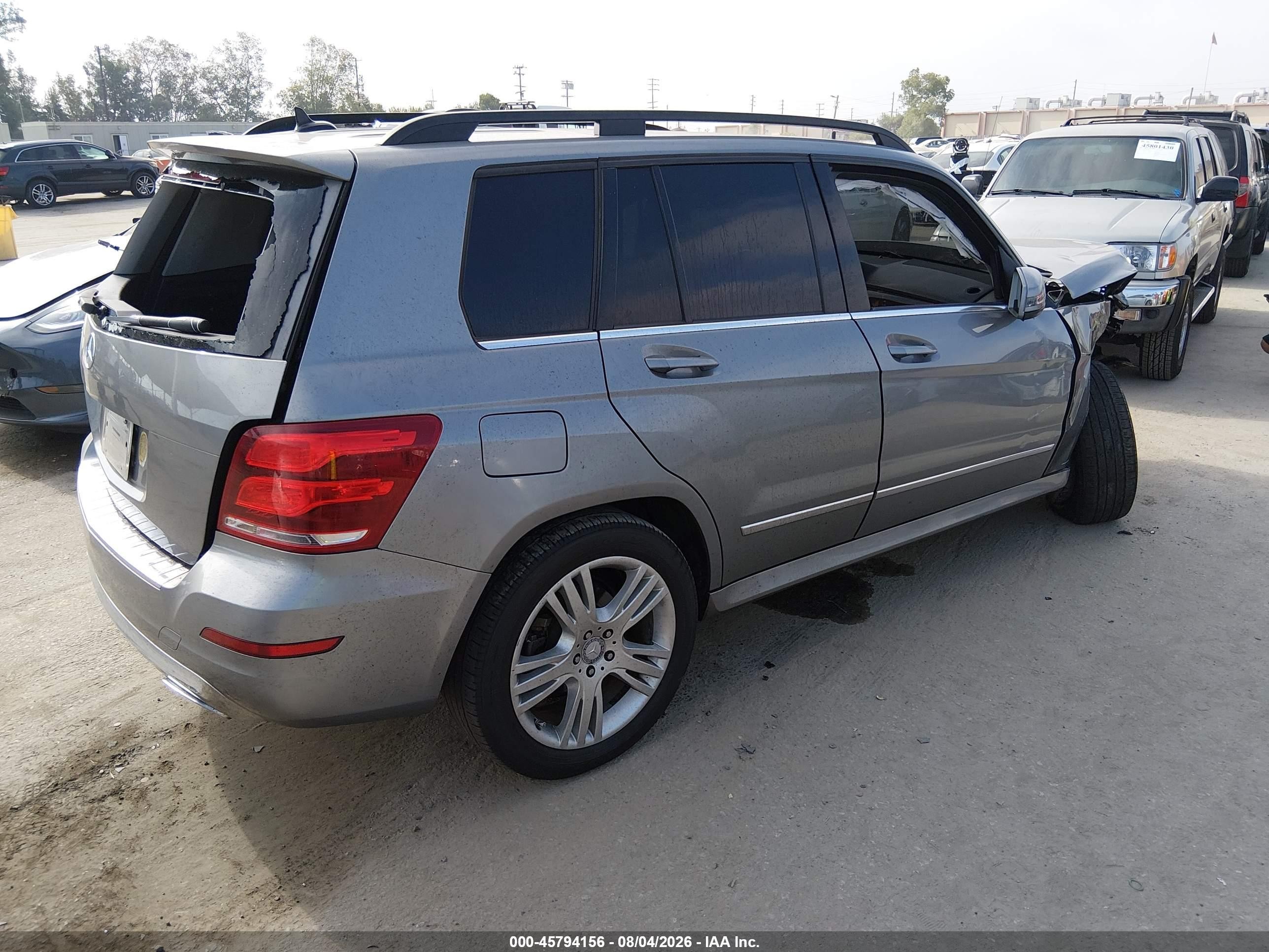 2013 Mercedes-benz Glk 350   Gray vin: WDCGG5HB5DF967603