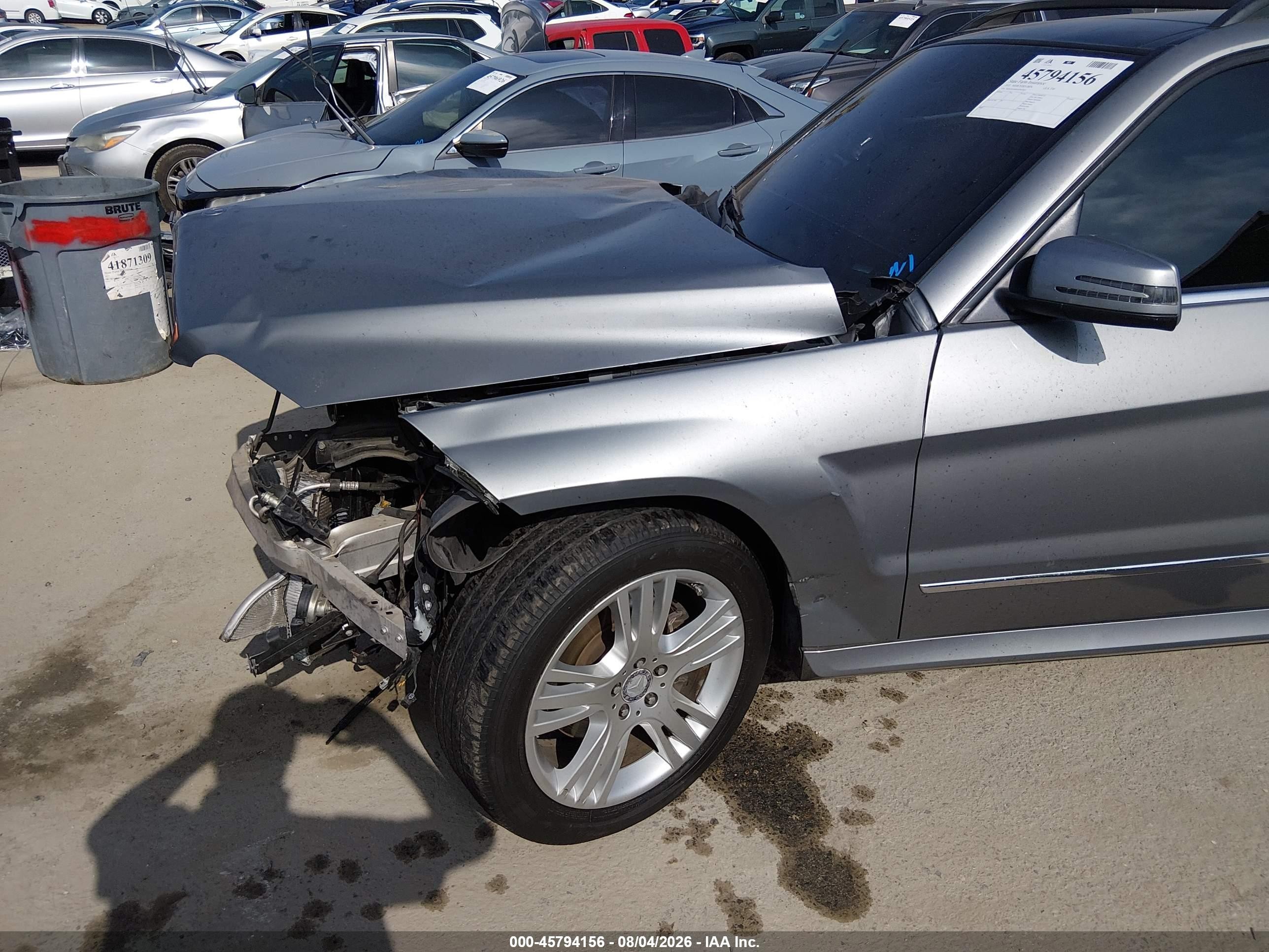 2013 Mercedes-benz Glk 350   Gray vin: WDCGG5HB5DF967603