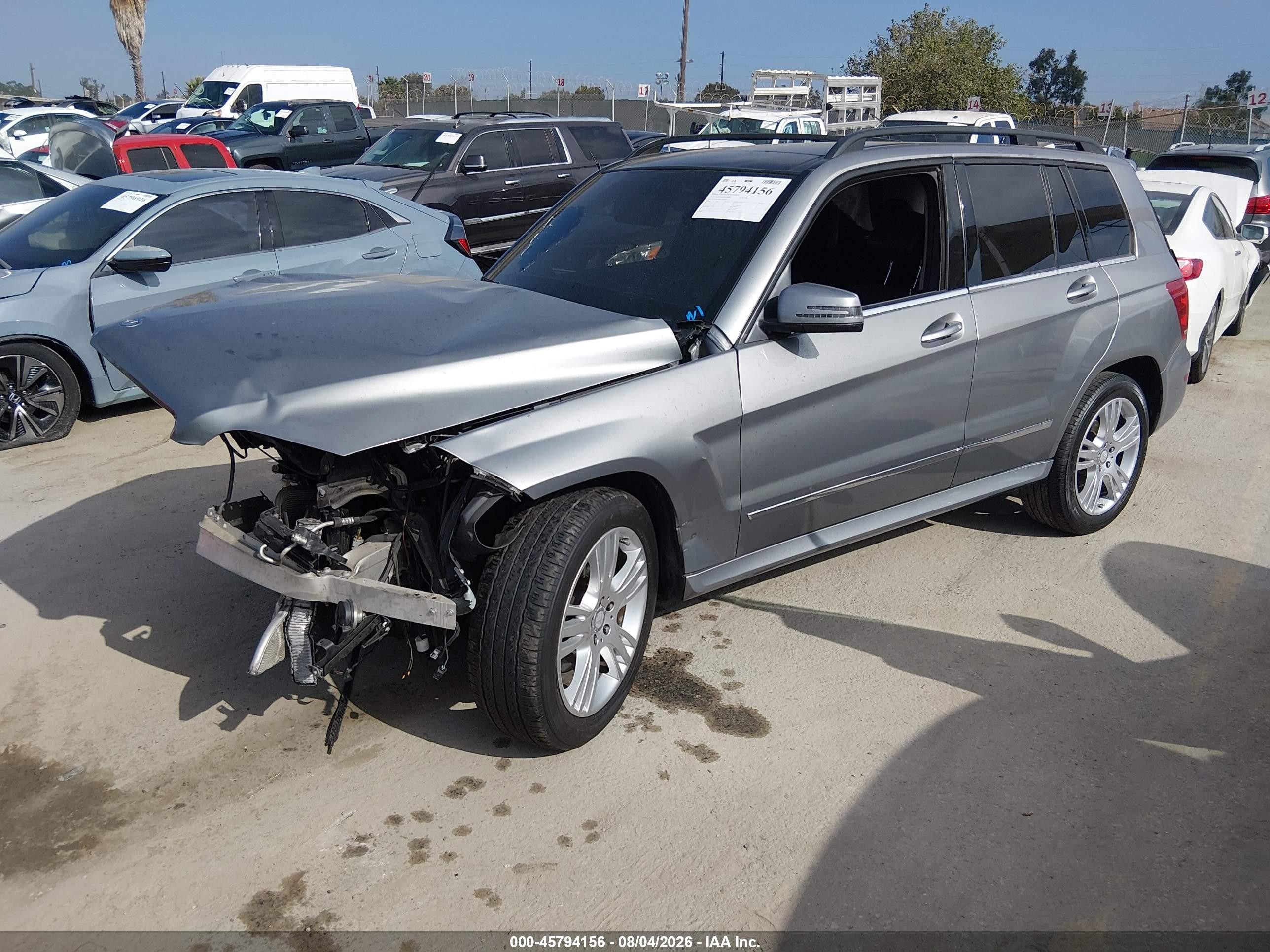 2013 Mercedes-benz Glk 350   Gray vin: WDCGG5HB5DF967603