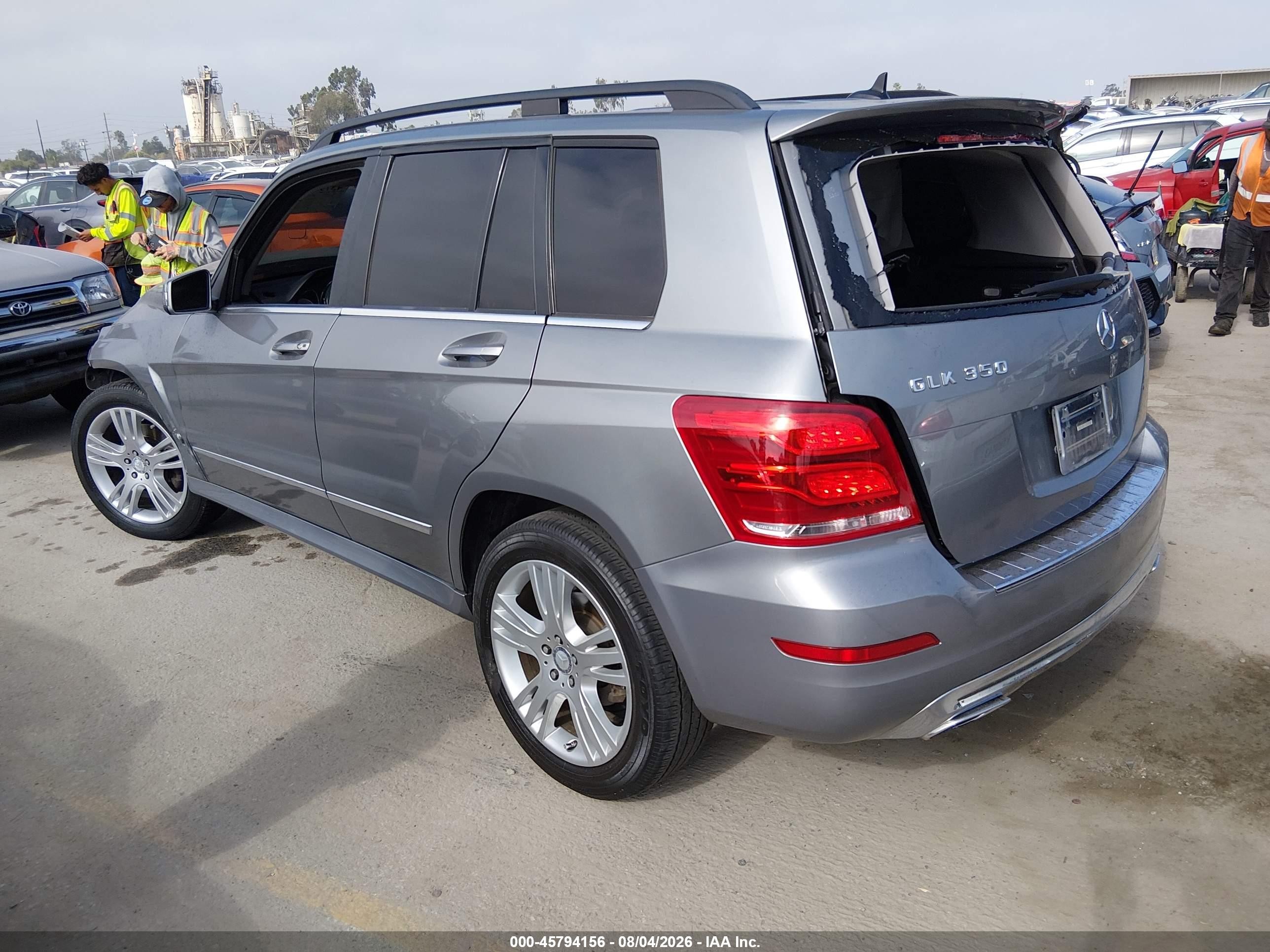 2013 Mercedes-benz Glk 350   Gray vin: WDCGG5HB5DF967603