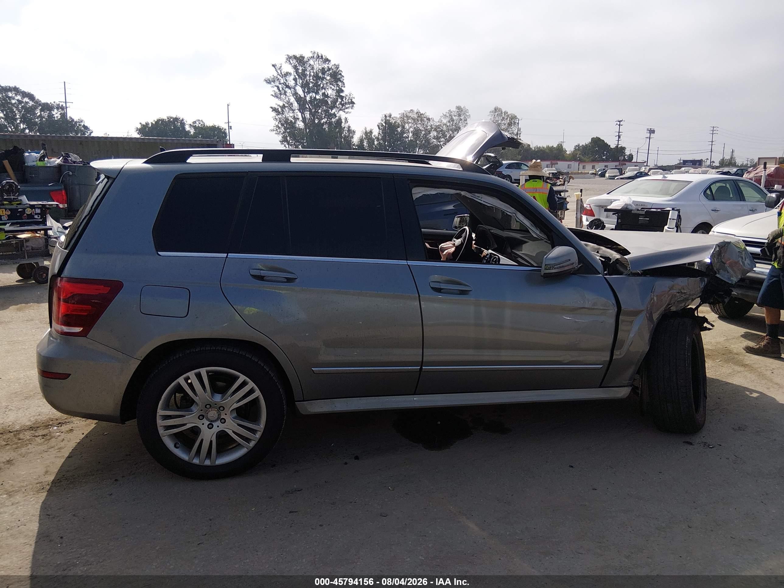 2013 Mercedes-benz Glk 350   Gray vin: WDCGG5HB5DF967603