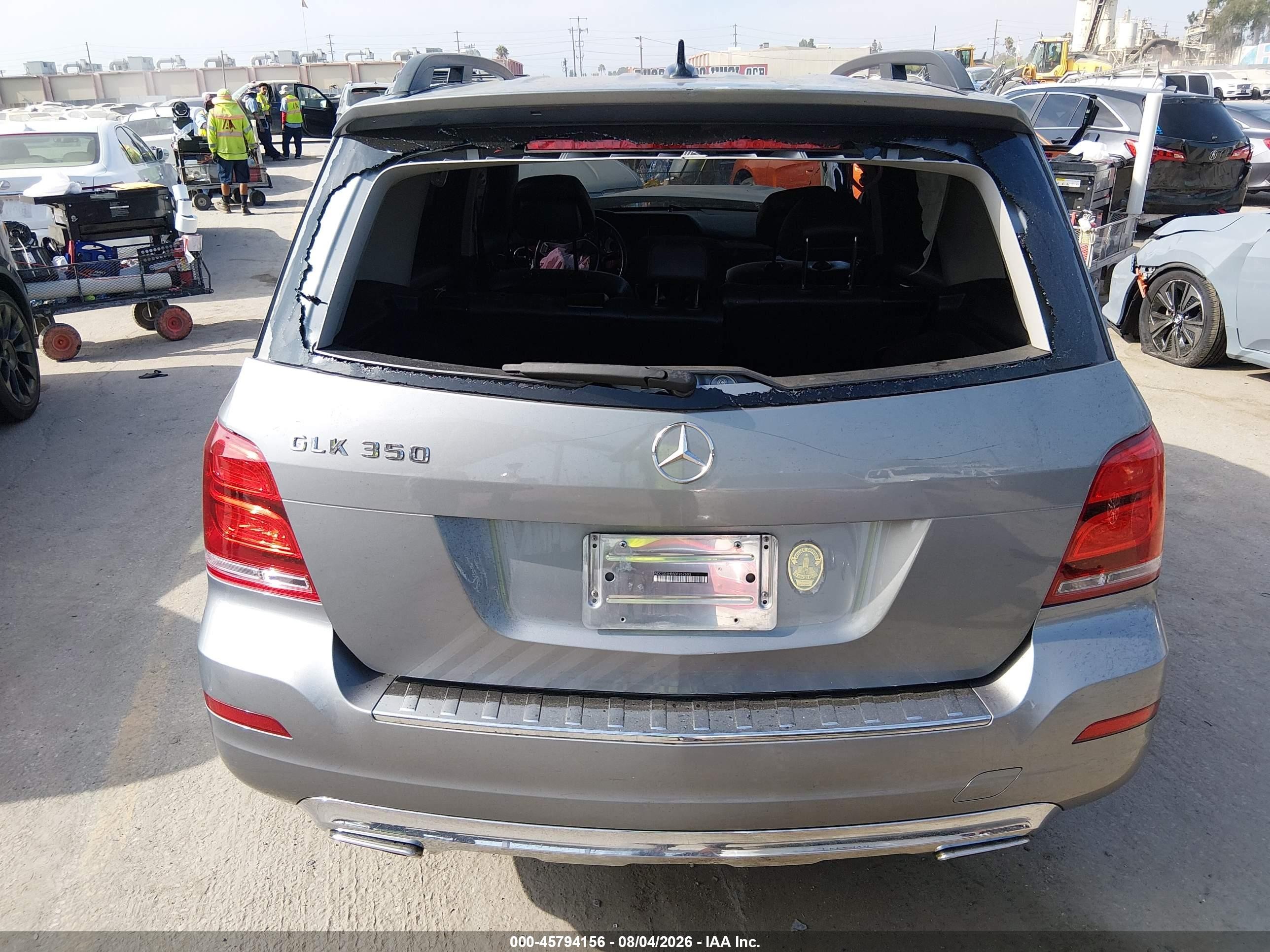 2013 Mercedes-benz Glk 350   Gray vin: WDCGG5HB5DF967603