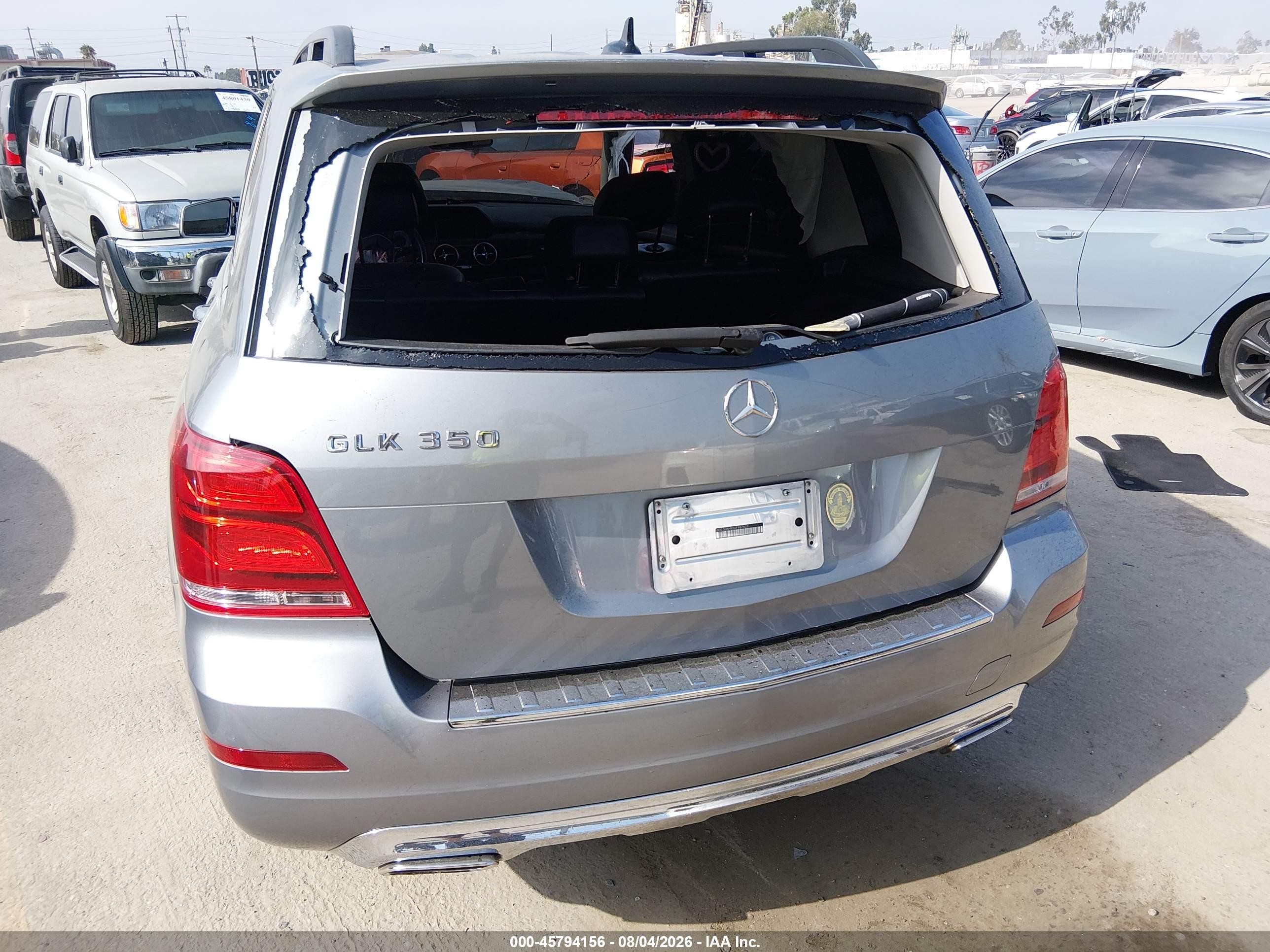 2013 Mercedes-benz Glk 350   Gray vin: WDCGG5HB5DF967603