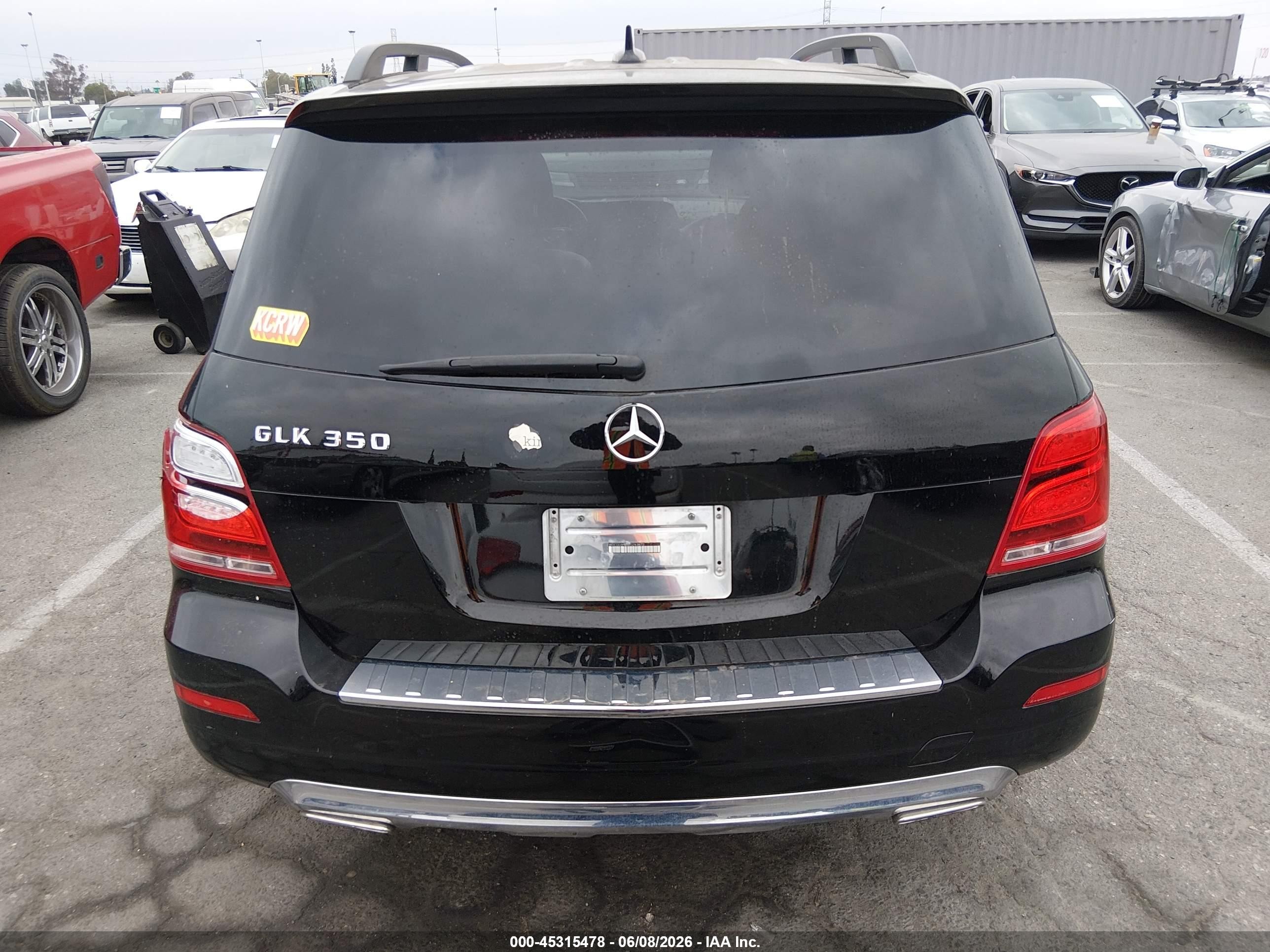 2014 Mercedes-benz Glk 350   Black vin: WDCGG5HB5EG263672