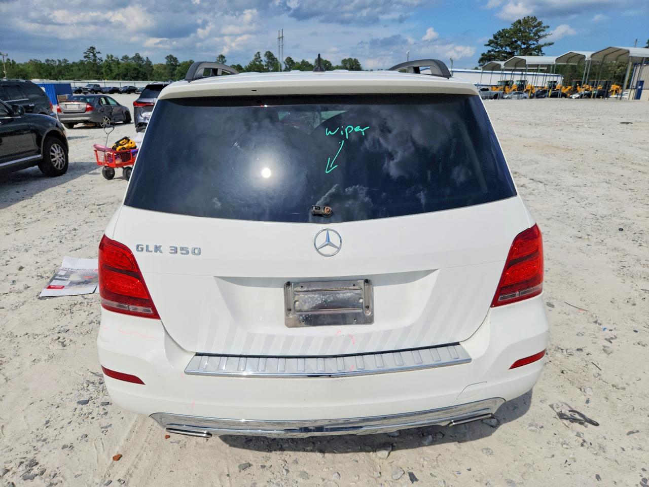 2015 Mercedes-benz Glk 350 White vin: WDCGG5HB5FG354328