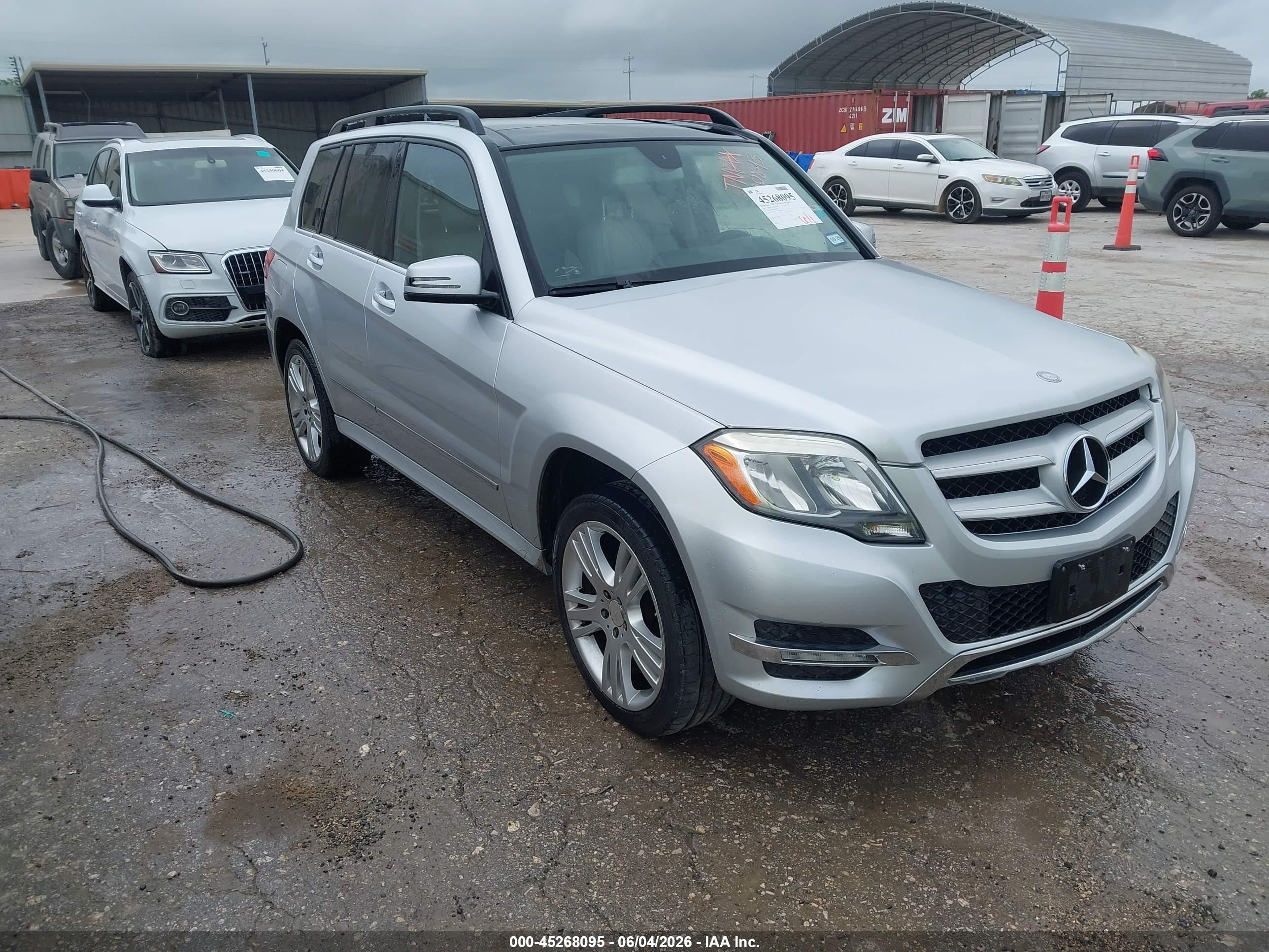 2013 Mercedes-benz Glk 350   Silver vin: WDCGG5HB6DF980893