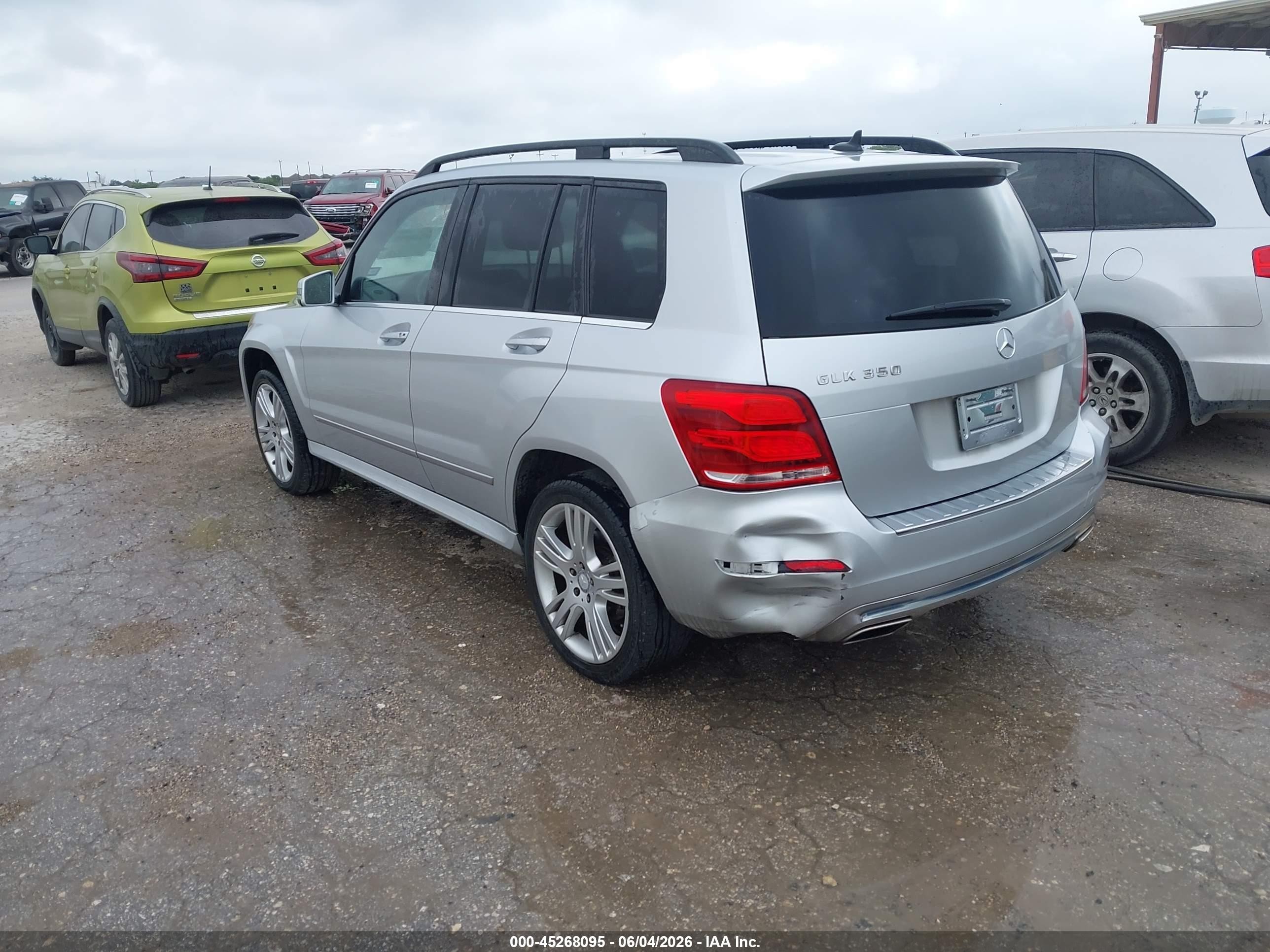2013 Mercedes-benz Glk 350   Silver vin: WDCGG5HB6DF980893