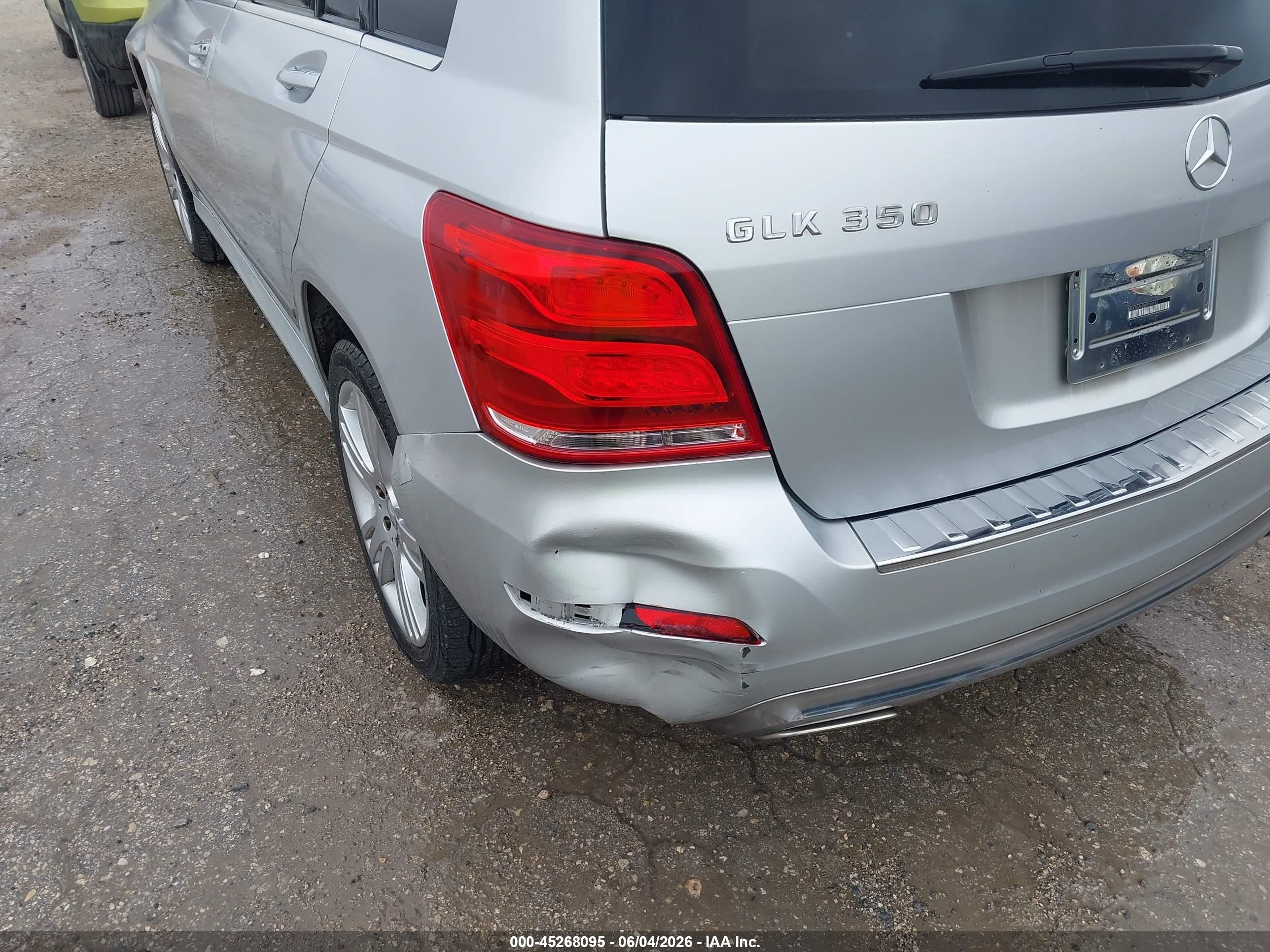 2013 Mercedes-benz Glk 350   Silver vin: WDCGG5HB6DF980893