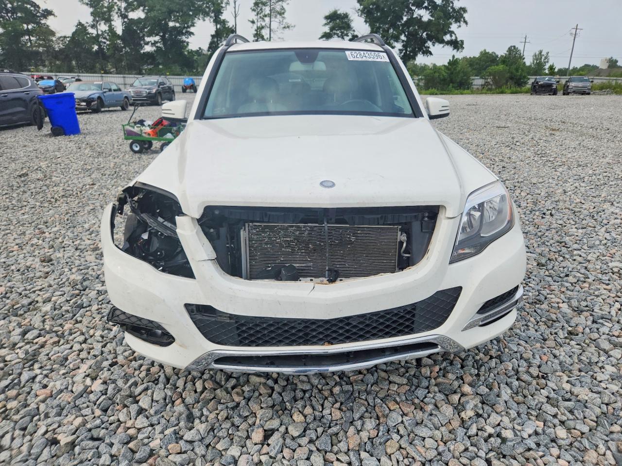 2013 Mercedes-benz Glk 350 White vin: WDCGG5HB6DG124956