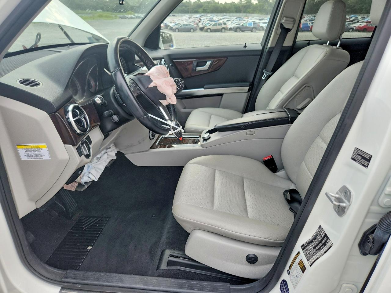 2013 Mercedes-benz Glk 350 White vin: WDCGG5HB6DG124956