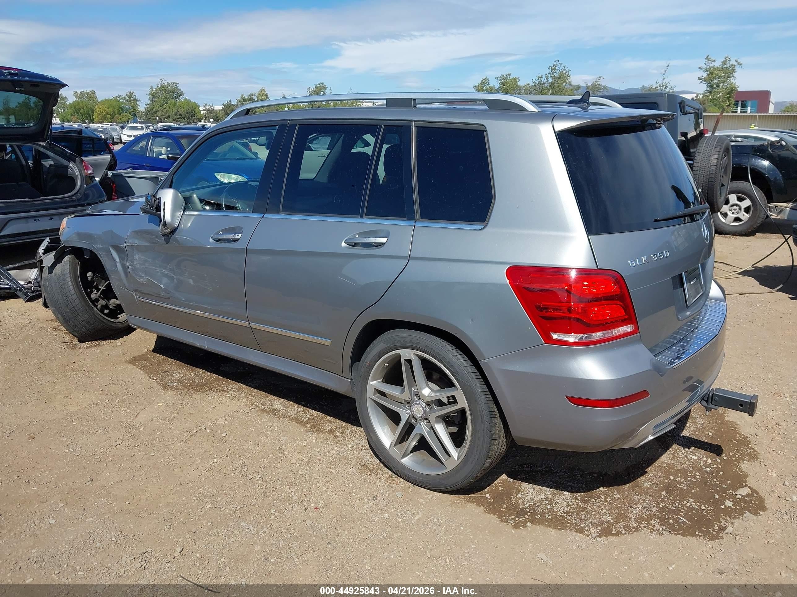 2013 Mercedes-benz Glk 350   Silver vin: WDCGG5HB6DG139683