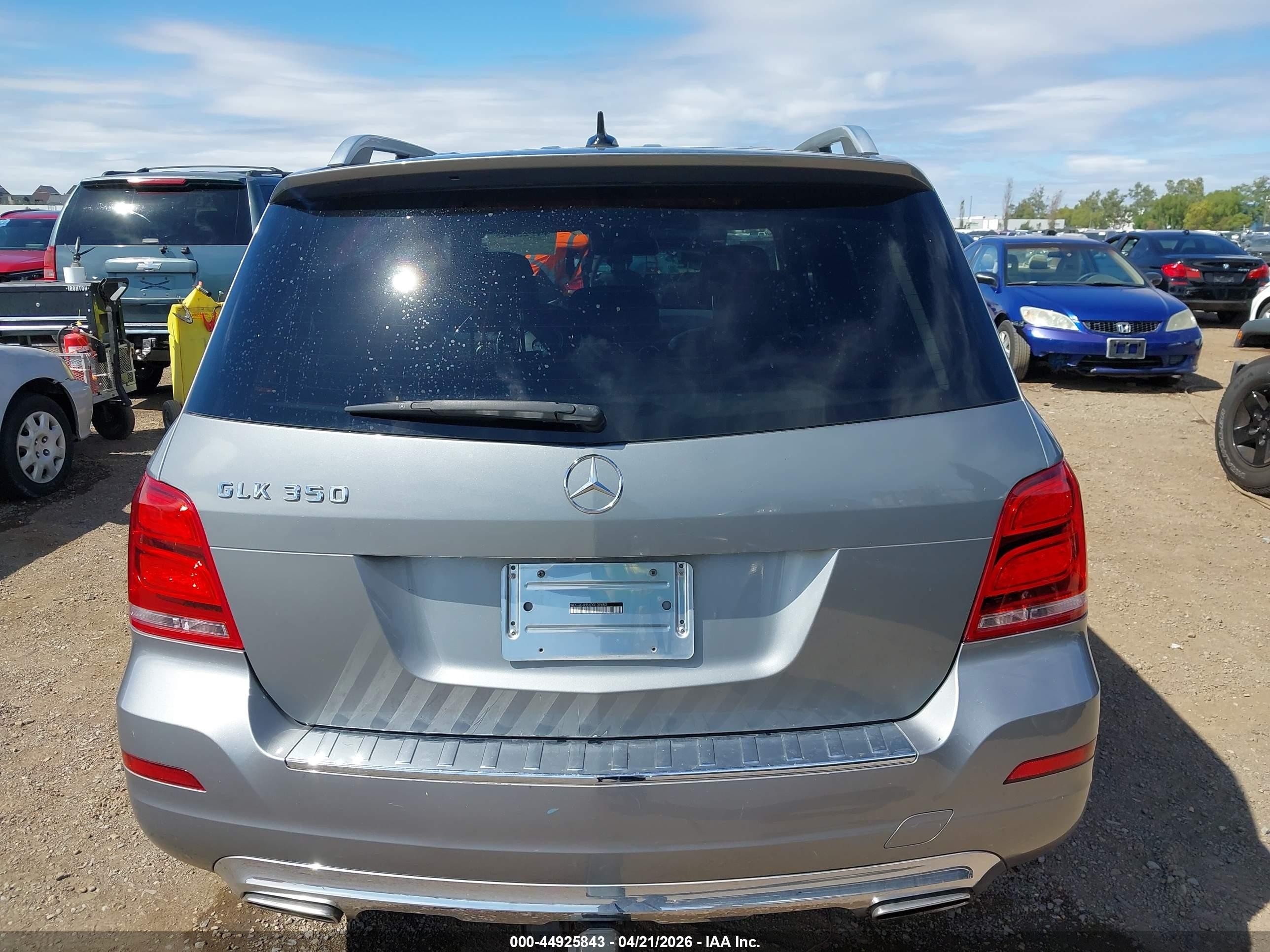2013 Mercedes-benz Glk 350   Silver vin: WDCGG5HB6DG139683