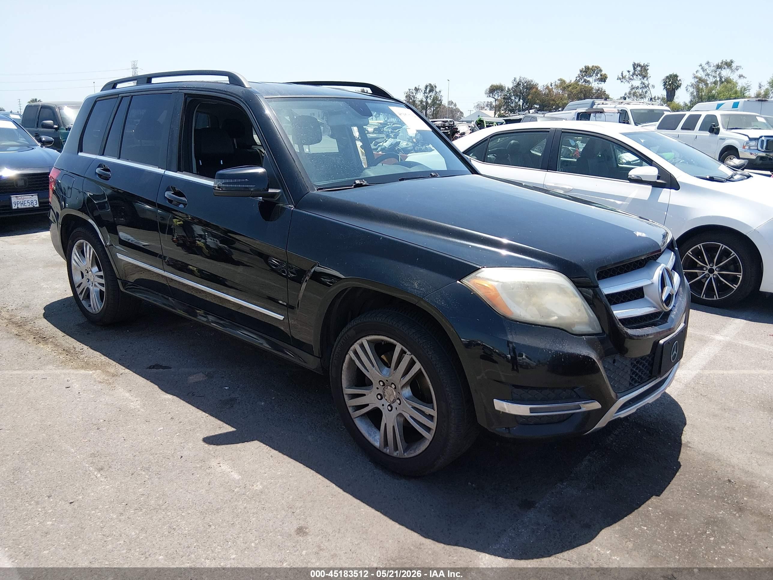 2014 Mercedes-benz Glk 350   Black vin: WDCGG5HB6EG159160