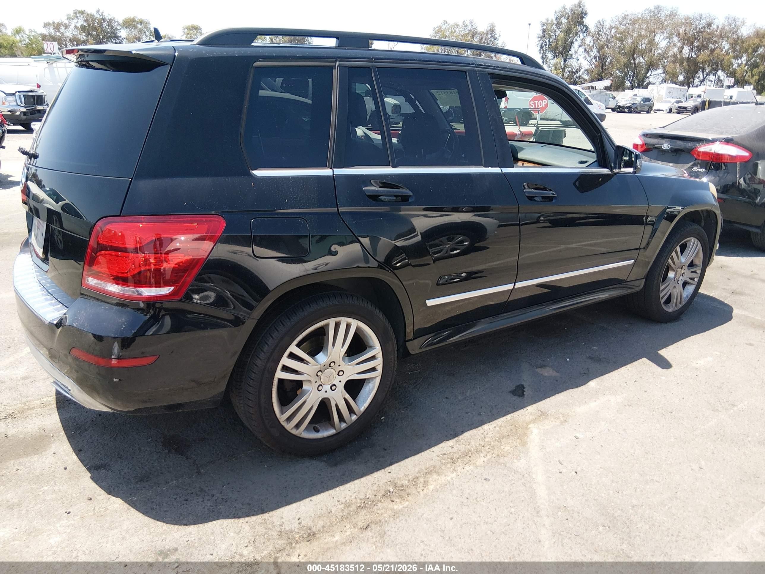 2014 Mercedes-benz Glk 350   Black vin: WDCGG5HB6EG159160