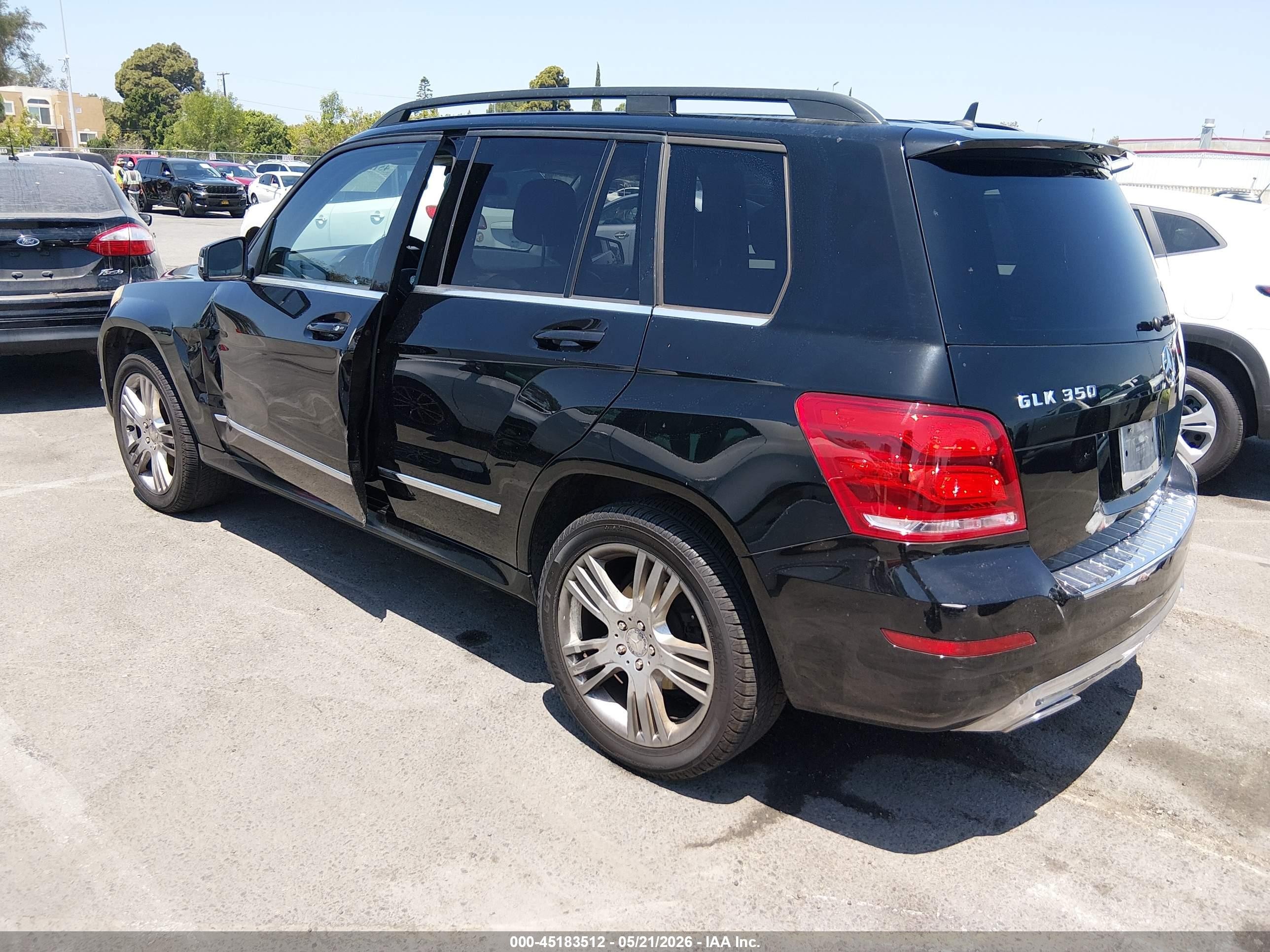 2014 Mercedes-benz Glk 350   Black vin: WDCGG5HB6EG159160