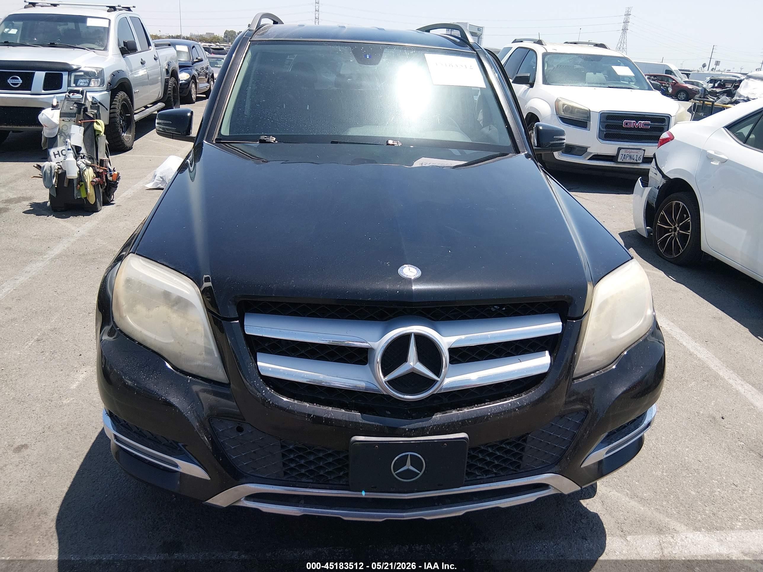 2014 Mercedes-benz Glk 350   Black vin: WDCGG5HB6EG159160