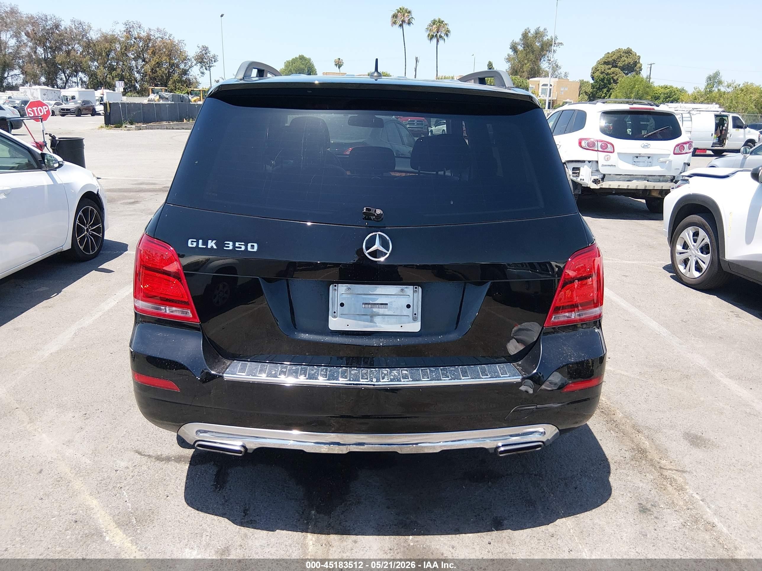 2014 Mercedes-benz Glk 350   Black vin: WDCGG5HB6EG159160