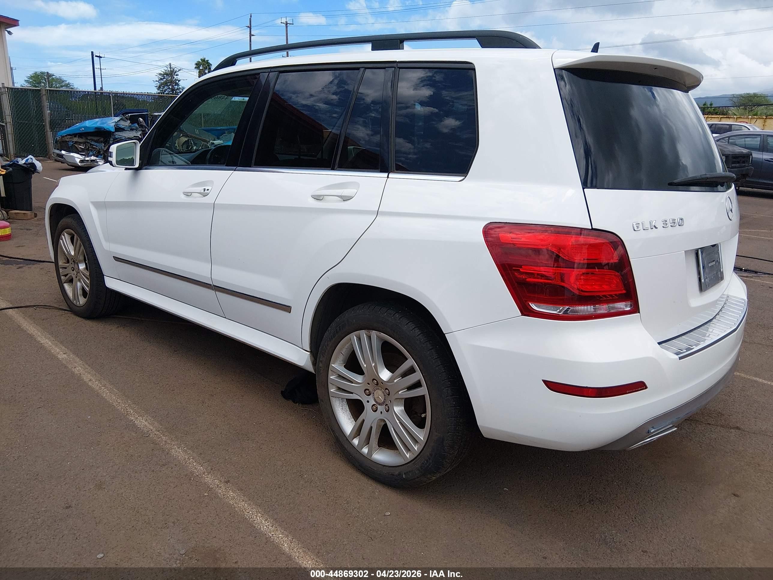 2014 Mercedes-benz Glk 350   Белый vin: WDCGG5HB6EG195706