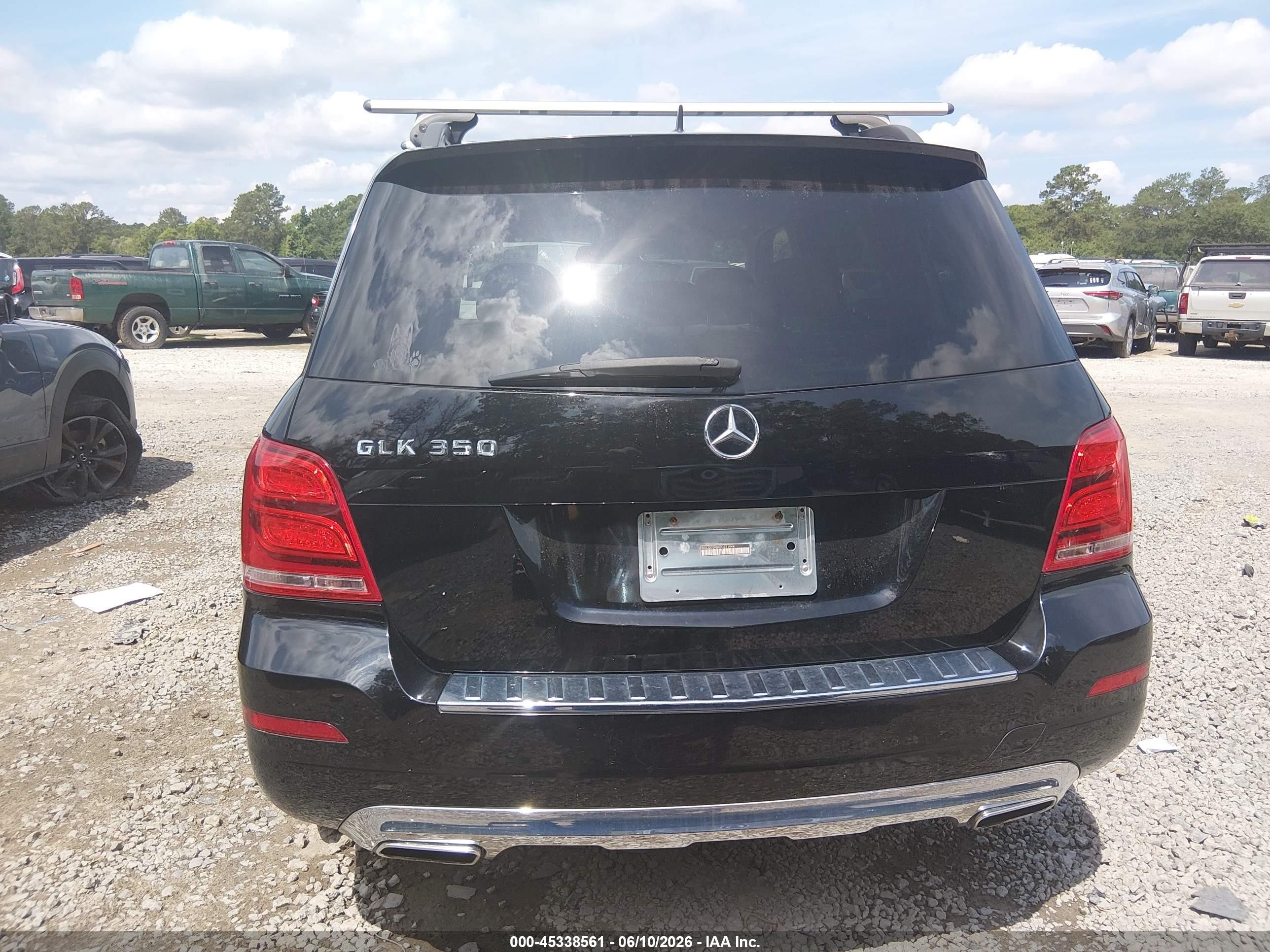 2014 Mercedes-benz Glk 350   Black vin: WDCGG5HB6EG231944