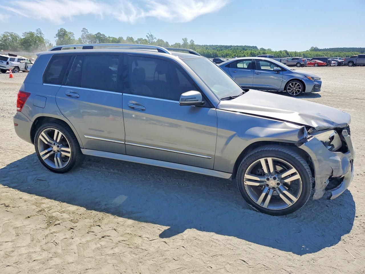 2014 Mercedes-benz Glk 350 Silver vin: WDCGG5HB6EG253927