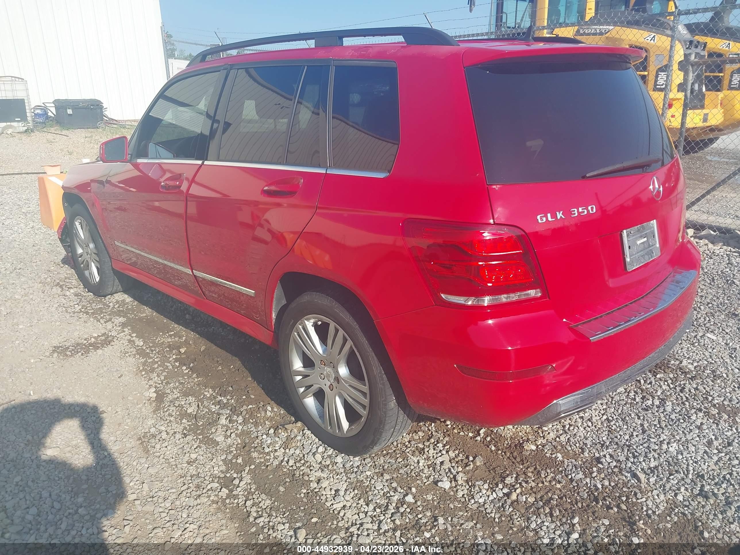 2014 Mercedes-benz Glk 350   Red vin: WDCGG5HB6EG316475
