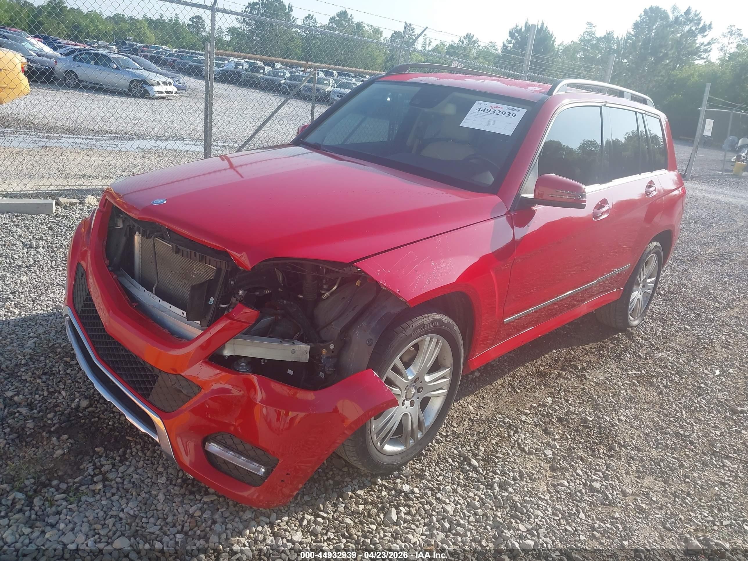 2014 Mercedes-benz Glk 350   Red vin: WDCGG5HB6EG316475