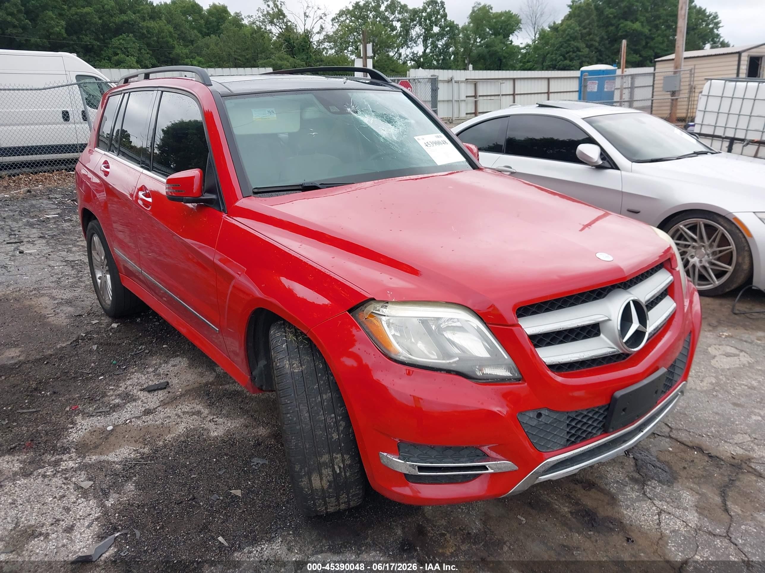 2015 Mercedes-benz Glk 350 Red vin: WDCGG5HB6FG408476