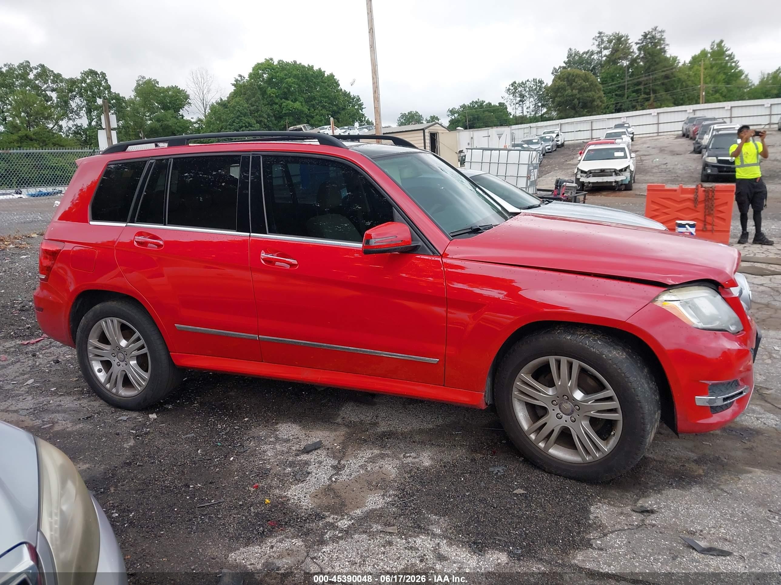 2015 Mercedes-benz Glk 350 Red vin: WDCGG5HB6FG408476