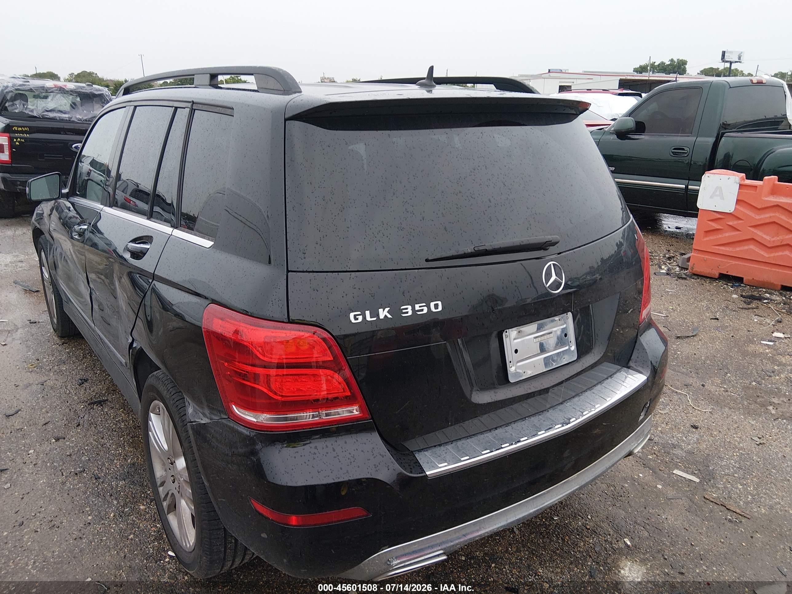 2015 Mercedes-benz Glk 350   Black vin: WDCGG5HB6FG438285