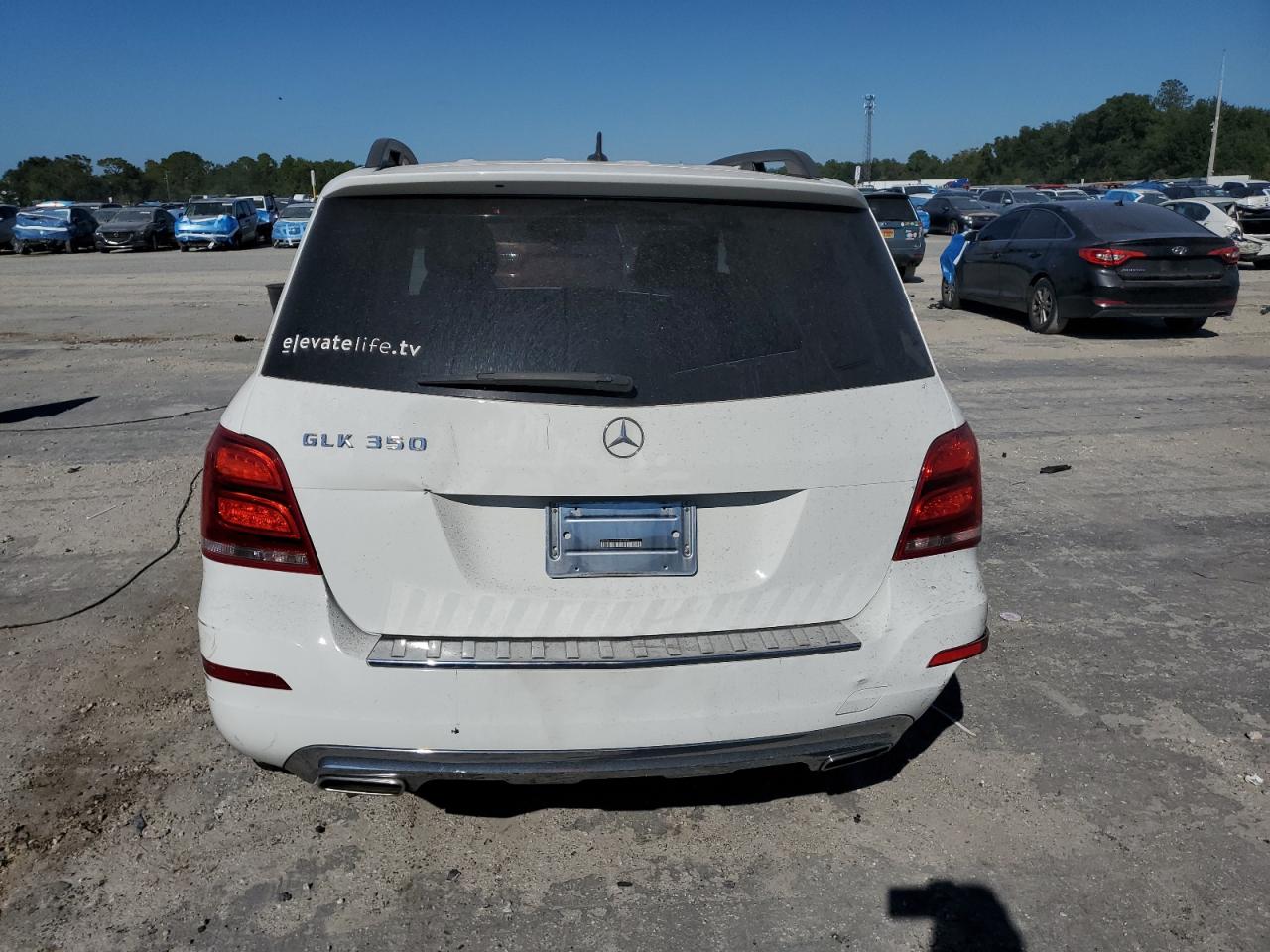 2015 Mercedes-benz Glk 350 White vin: WDCGG5HB6FG438836
