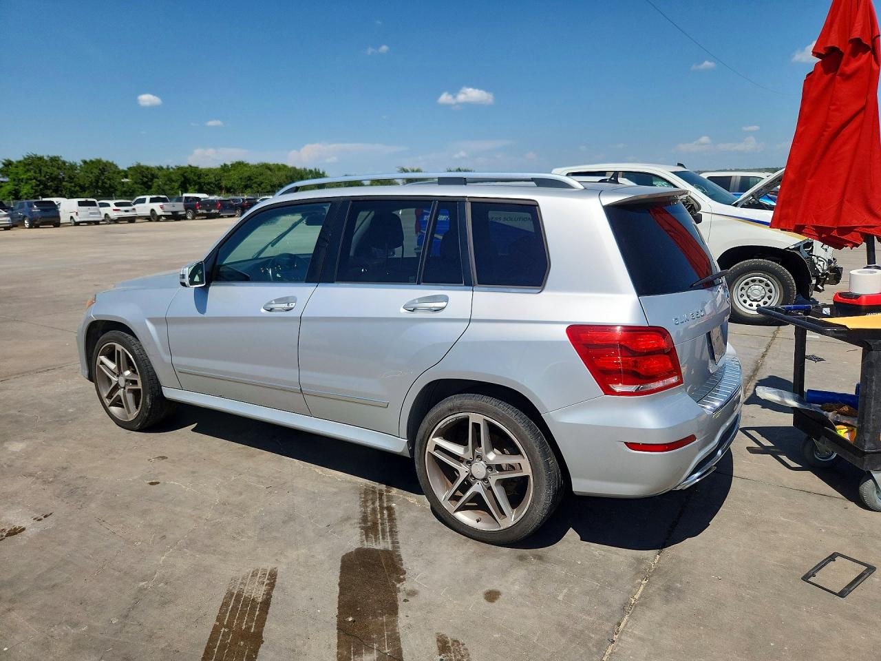 2013 Mercedes-benz Glk 350 Silver vin: WDCGG5HB7DG143564