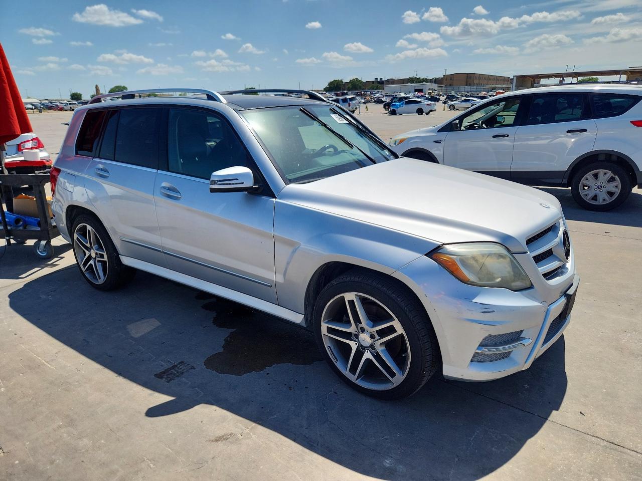 2013 Mercedes-benz Glk 350 Silver vin: WDCGG5HB7DG143564