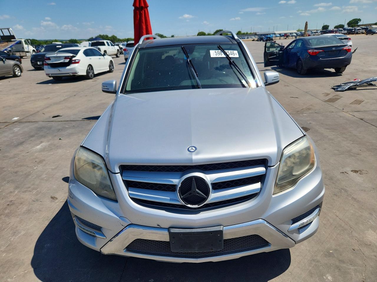2013 Mercedes-benz Glk 350 Silver vin: WDCGG5HB7DG143564