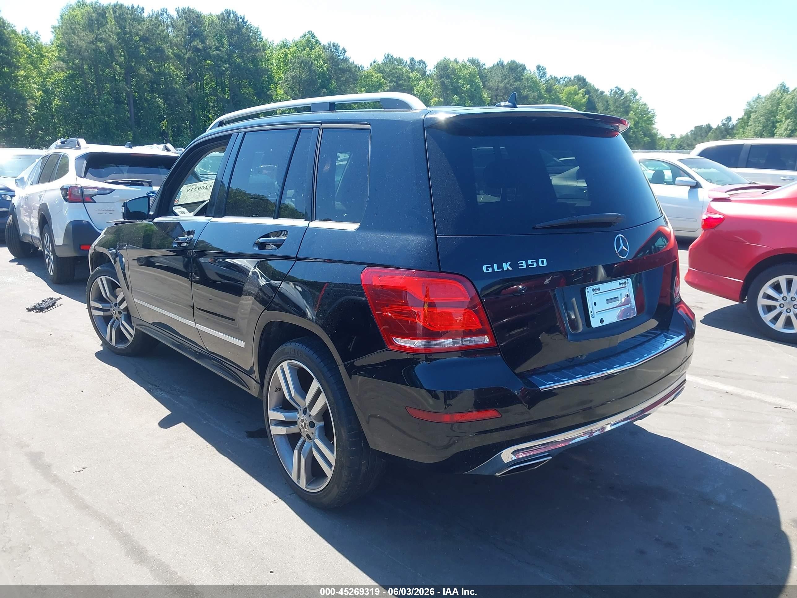 2014 Mercedes-benz Glk 350   Black vin: WDCGG5HB7EG232911