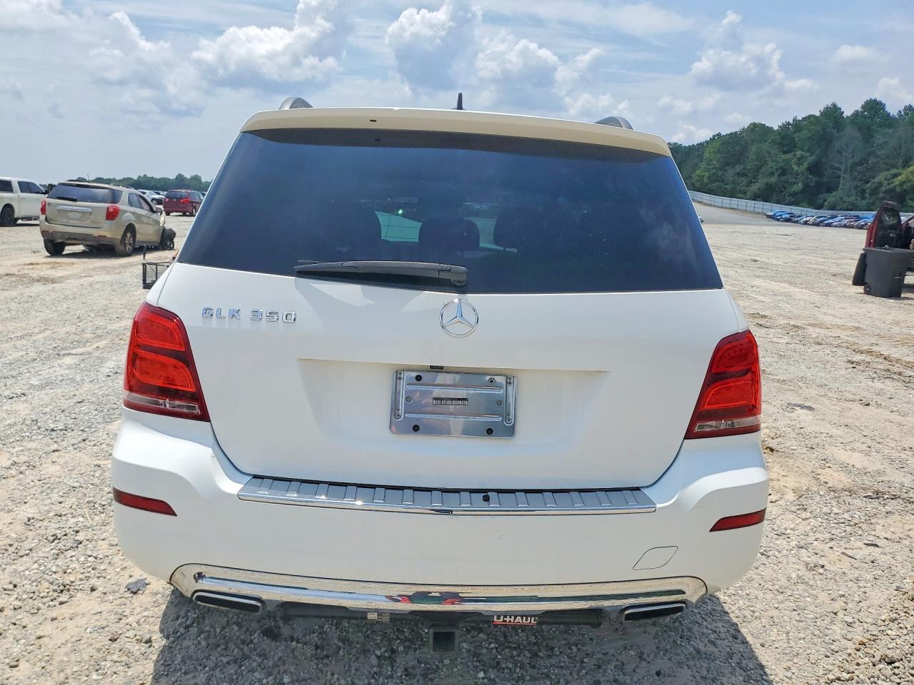 2014 Mercedes-benz Glk 350 White vin: WDCGG5HB7EG292414