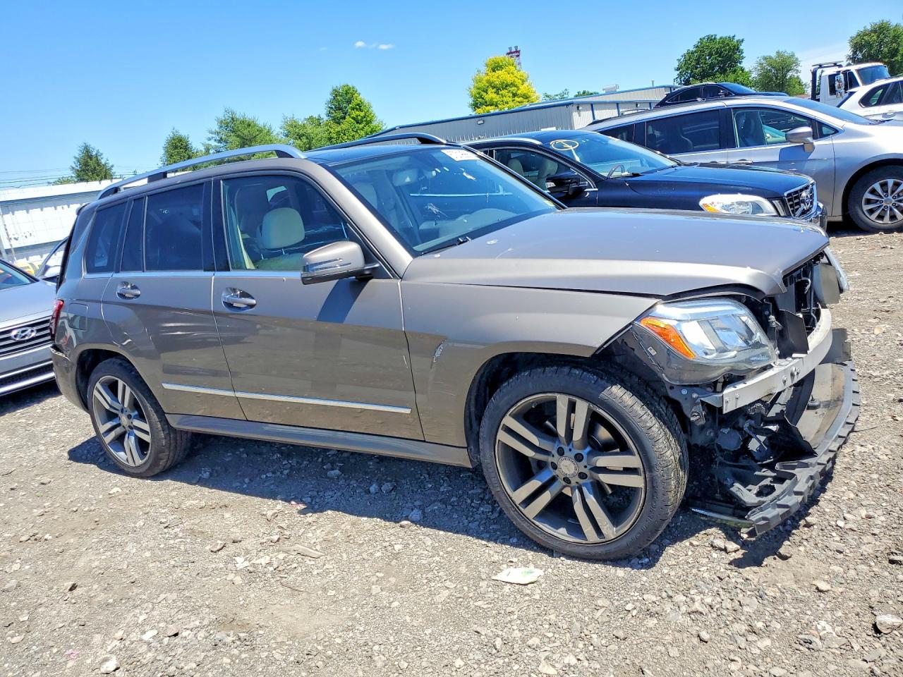 2014 Mercedes Benz Glk 350 Tan vin: WDCGG5HB7EG297421