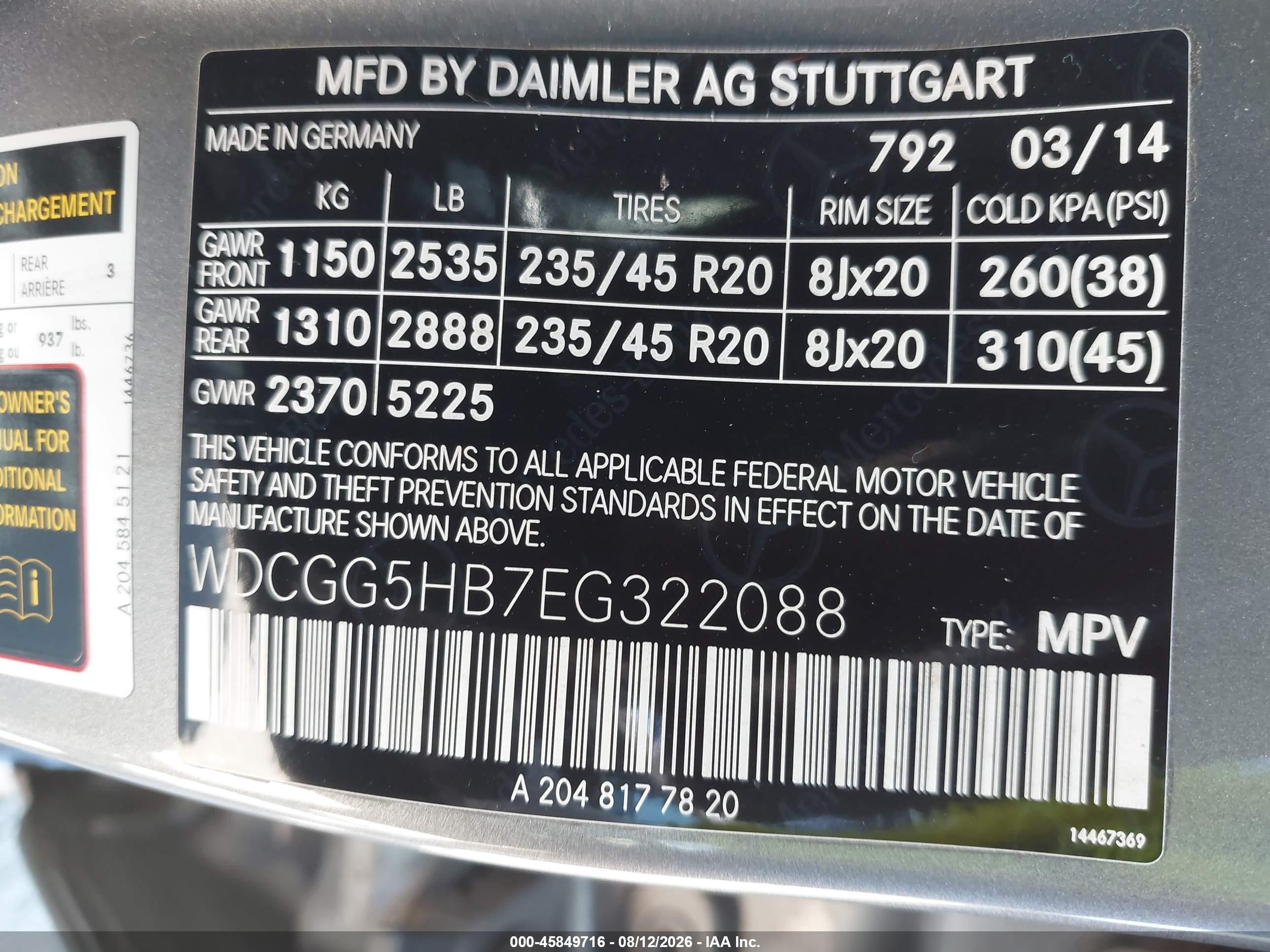 2014 Mercedes-benz Glk 350   Silver vin: WDCGG5HB7EG322088