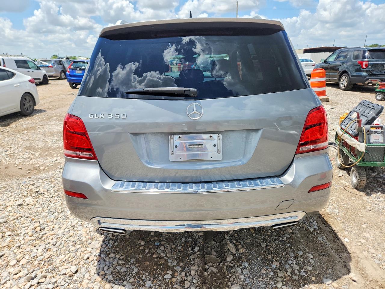 2013 Mercedes-benz Glk 350 Silver vin: WDCGG5HB8DG134629