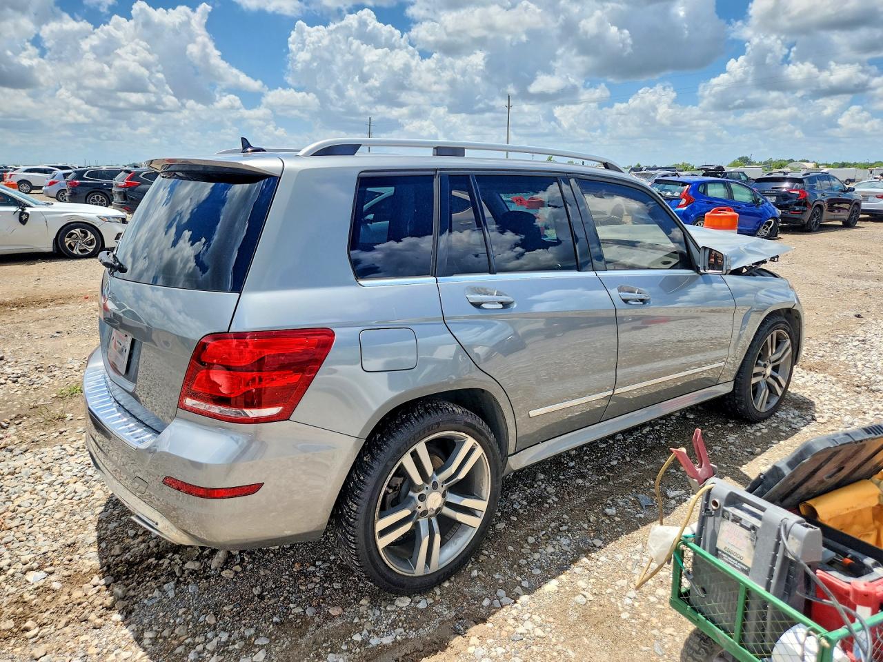 2013 Mercedes-benz Glk 350 Silver vin: WDCGG5HB8DG134629