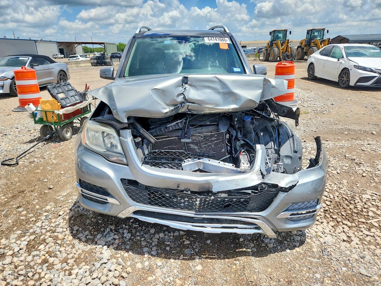 2013 Mercedes-benz Glk 350 Silver vin: WDCGG5HB8DG134629