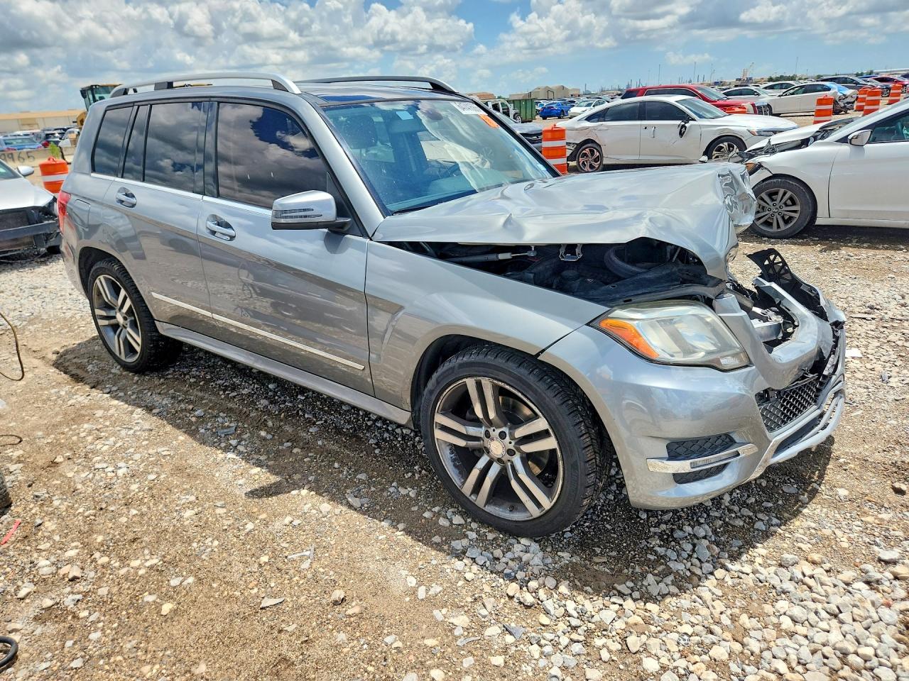 2013 Mercedes-benz Glk 350 Silver vin: WDCGG5HB8DG134629