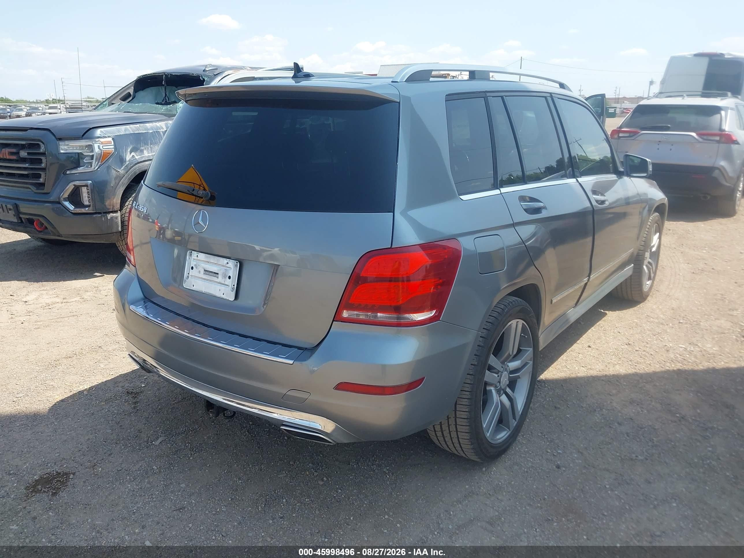 2013 Mercedes-benz Glk 350   Серый vin: WDCGG5HB8DG142035