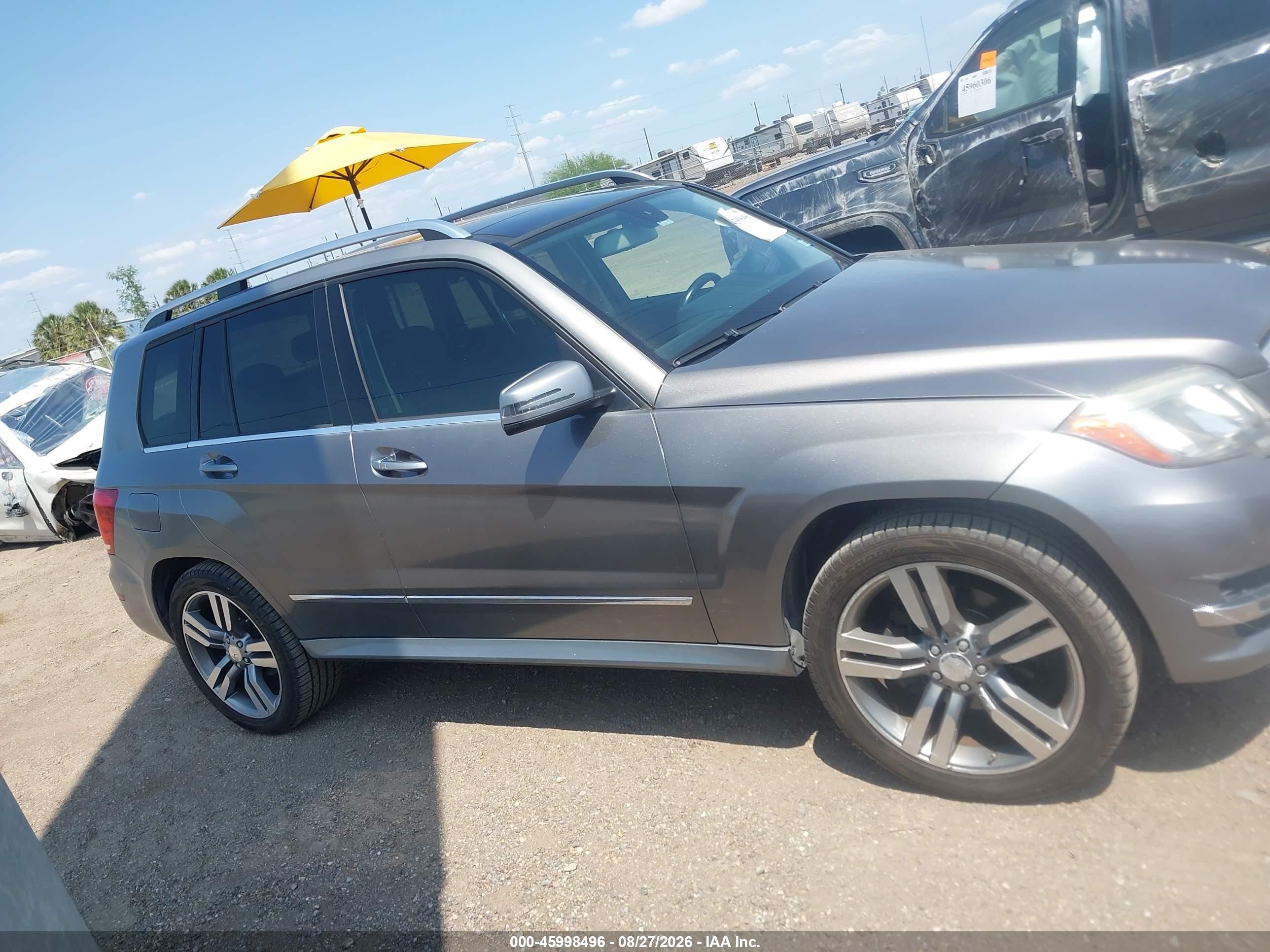 2013 Mercedes-benz Glk 350   Серый vin: WDCGG5HB8DG142035
