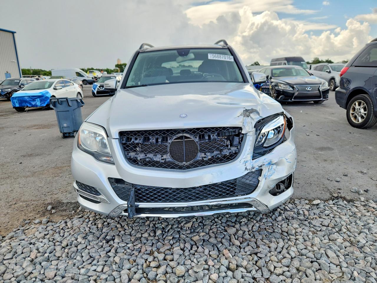2015 Mercedes-benz Glk 350 Silver vin: WDCGG5HB9FG428687